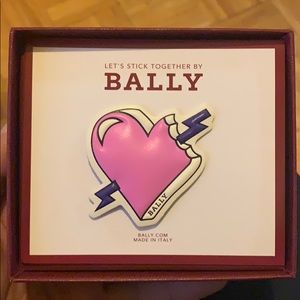 Bally fabric sticker